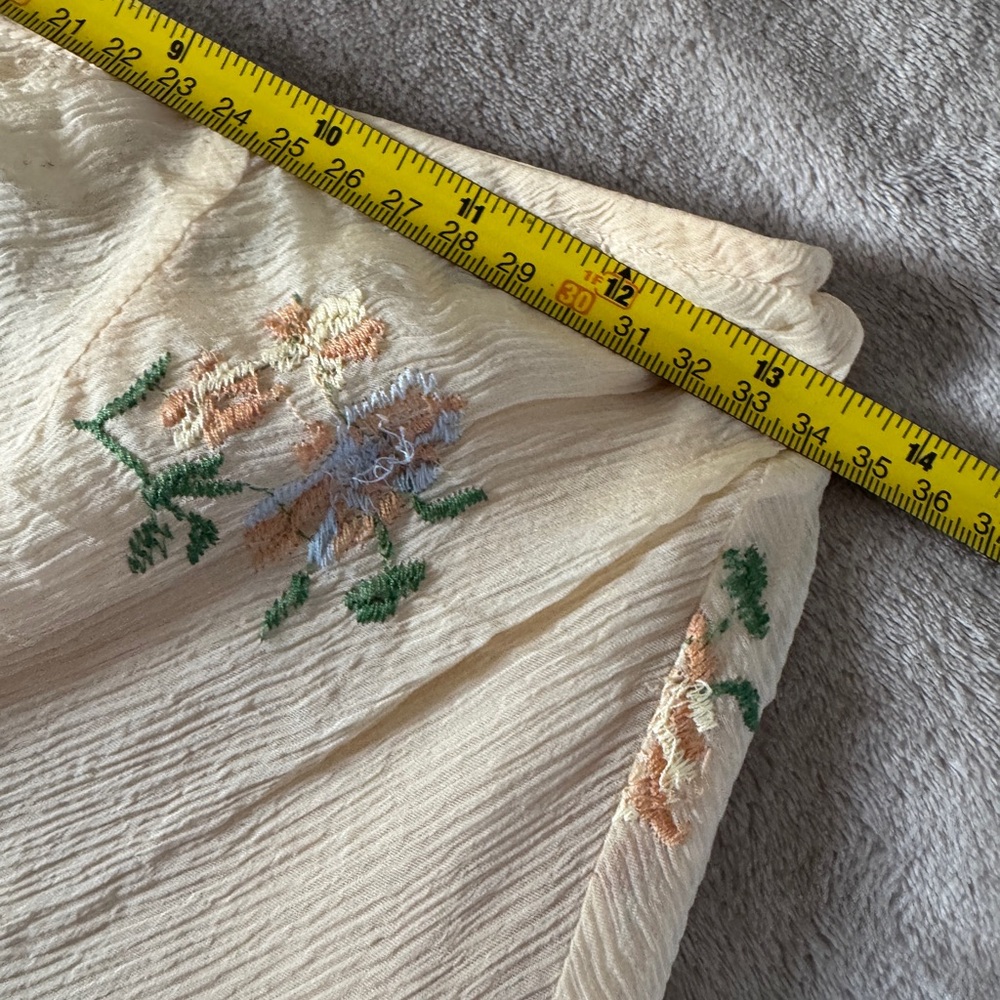 DKNY Embroidered Silk Blend Midi Skirt - Picture 8 of 9